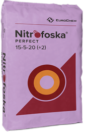 Nitrofoska® perfect 15&#8288-5&#8288-20 (+2&nbsp;MgO+20&nbsp;SO₃) com boro&nbsp;(B) e zinco&nbsp;(Zn)
